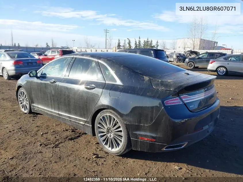 3LN6L2LU8GR607071 2016 Lincoln Mkz Hybrid