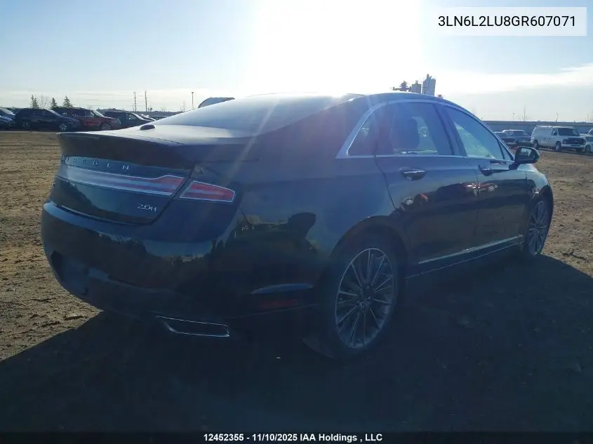 3LN6L2LU8GR607071 2016 Lincoln Mkz Hybrid