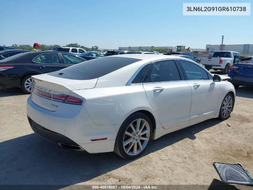 3LN6L2G91GR610738 2016 Lincoln Mkz