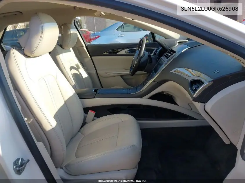 3LN6L2LU0GR626908 2016 Lincoln Mkz Hybrid