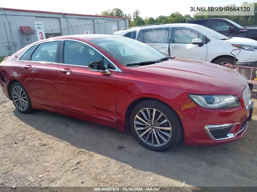 3LN6L5B95HR664120 2017 Lincoln Mkz Premiere