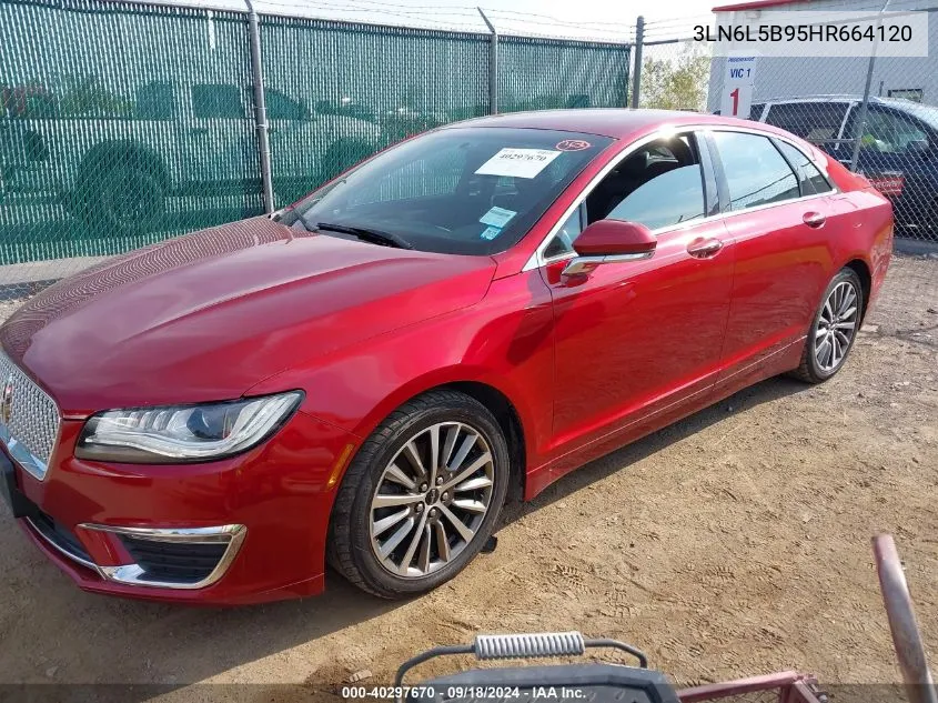 3LN6L5B95HR664120 2017 Lincoln Mkz Premiere