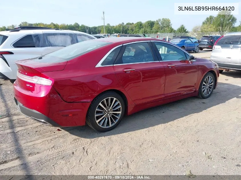 3LN6L5B95HR664120 2017 Lincoln Mkz Premiere