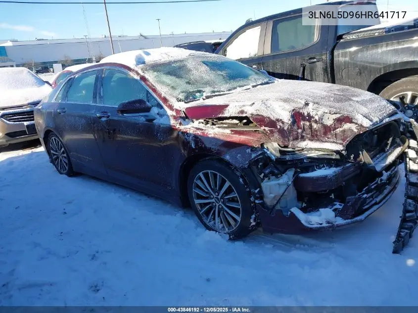 3LN6L5D96HR641717 2017 Lincoln Mkz Select
