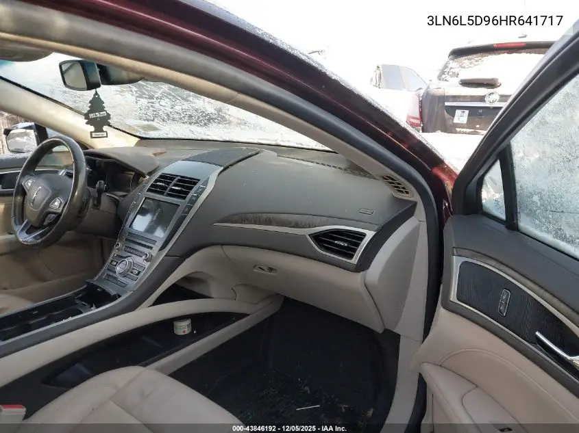 3LN6L5D96HR641717 2017 Lincoln Mkz Select
