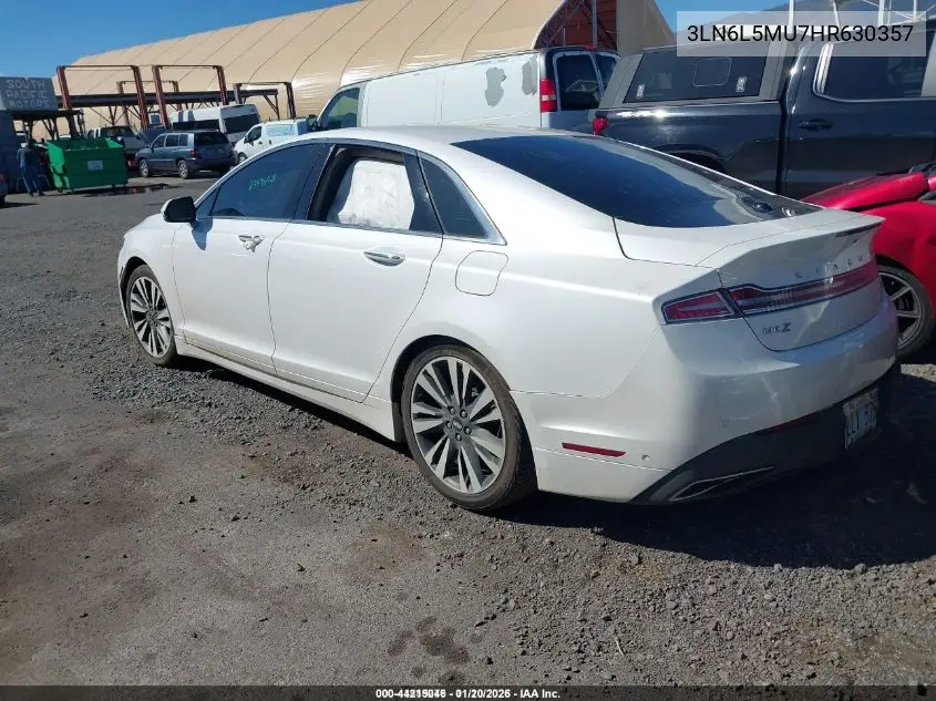 3LN6L5MU7HR630357 2017 Lincoln Mkz Hybrid Reserve
