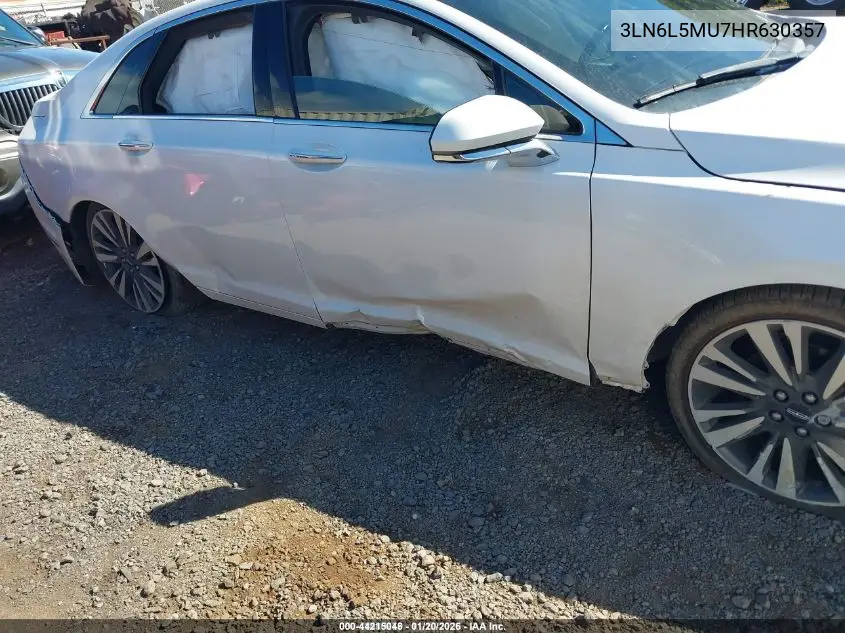 3LN6L5MU7HR630357 2017 Lincoln Mkz Hybrid Reserve