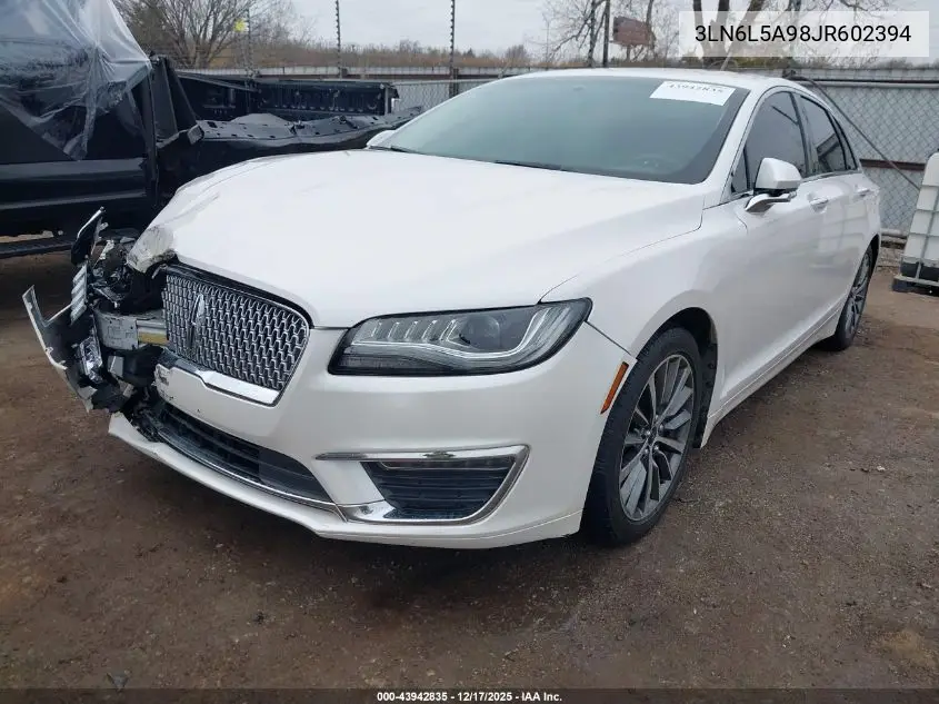 3LN6L5A98JR602394 2018 Lincoln Mkz Premiere