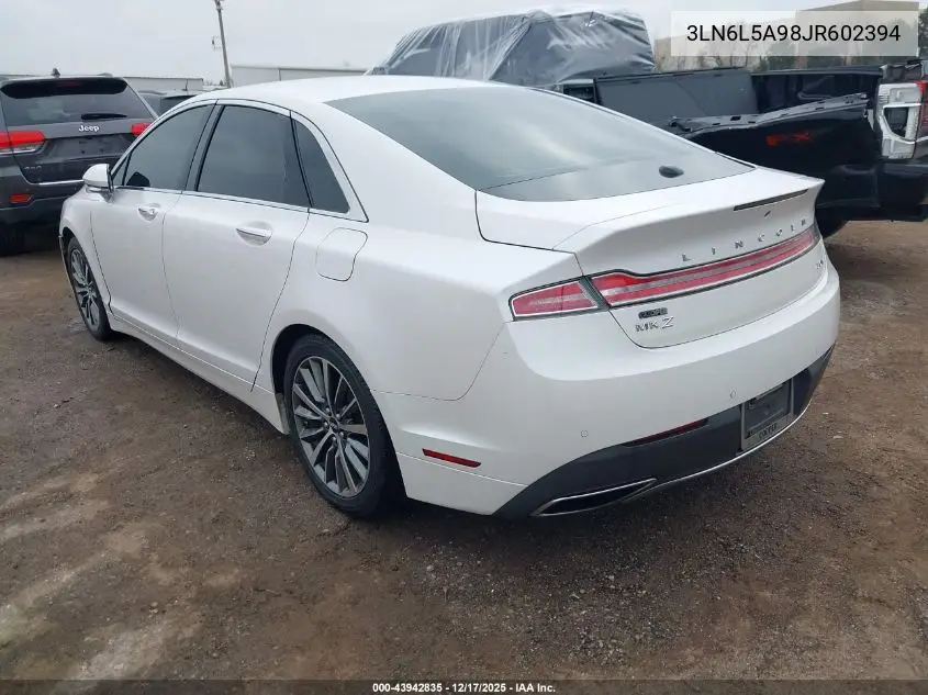 3LN6L5A98JR602394 2018 Lincoln Mkz Premiere