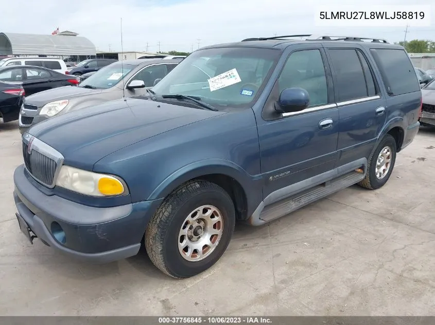 5LMRU27L8WLJ58819 1998 Lincoln Navigator