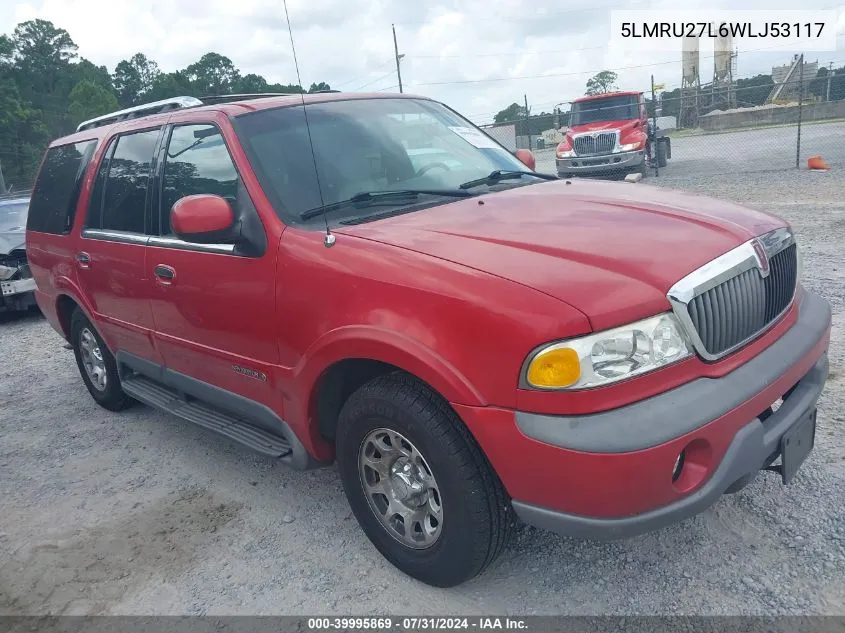 1998 Lincoln Navigator VIN: 5LMRU27L6WLJ53117 Lot: 39995869