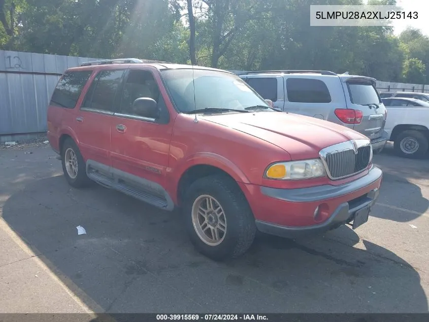 1999 Lincoln Navigator VIN: 5LMPU28A2XLJ25143 Lot: 39915569