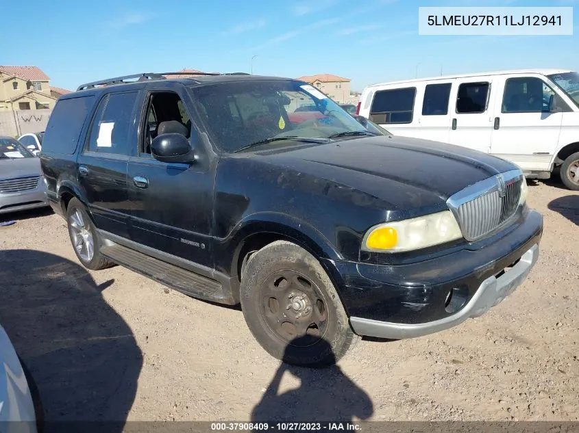 2001 Lincoln Navigator VIN: 5LMEU27R11LJ12941 Lot: 37908409