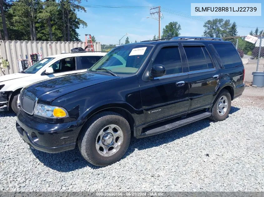 5LMFU28R81LJ22739 2001 Lincoln Navigator