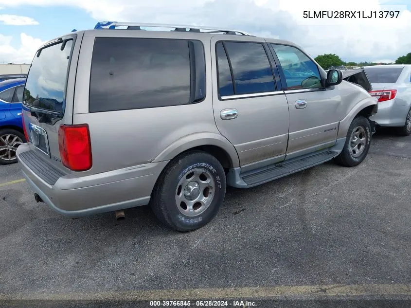 2001 Lincoln Navigator VIN: 5LMFU28RX1LJ13797 Lot: 39766845