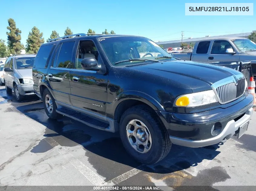 5LMFU28R21LJ18105 2001 Lincoln Navigator