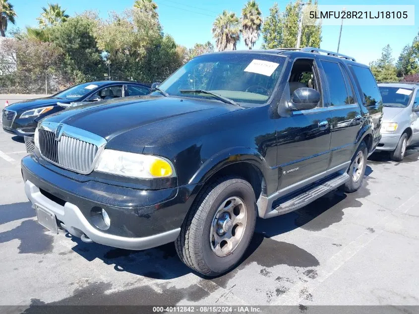 5LMFU28R21LJ18105 2001 Lincoln Navigator