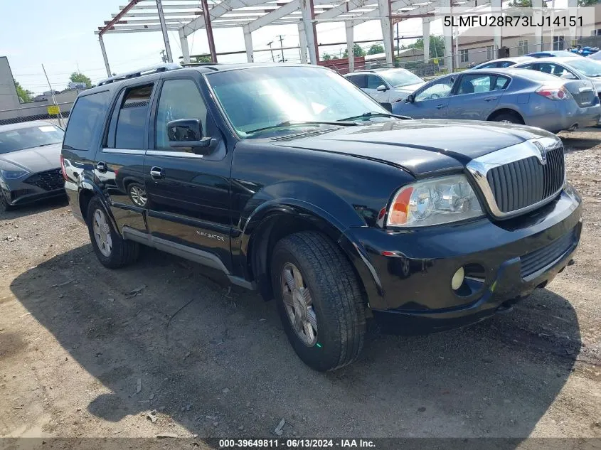 5LMFU28R73LJ14151 2003 Lincoln Navigator