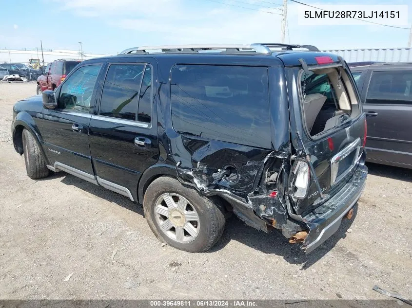 5LMFU28R73LJ14151 2003 Lincoln Navigator