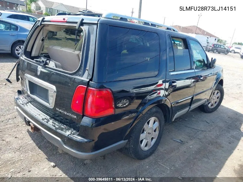 5LMFU28R73LJ14151 2003 Lincoln Navigator