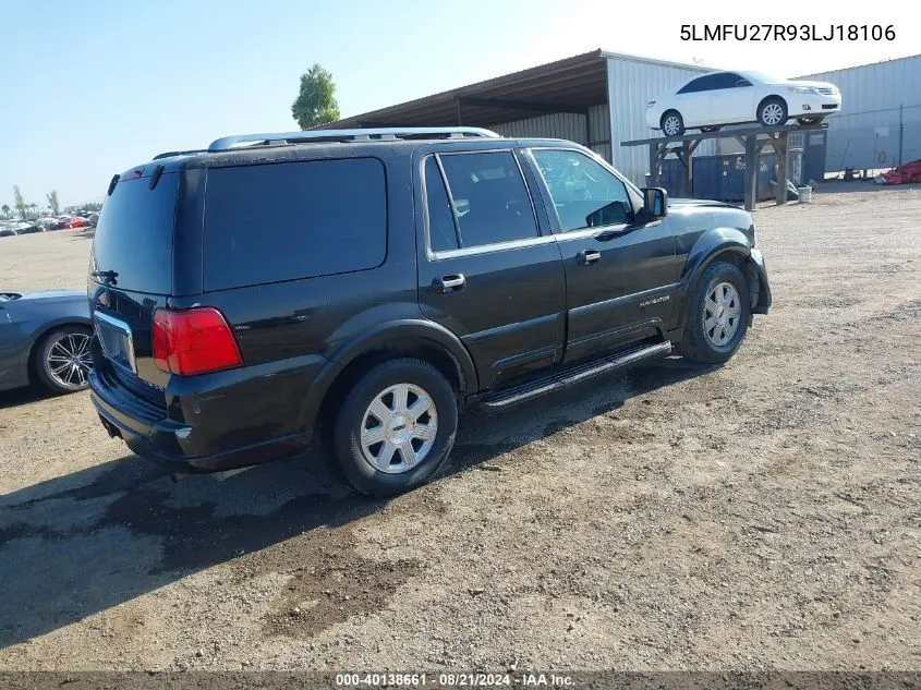 5LMFU27R93LJ18106 2003 Lincoln Navigator