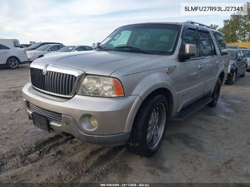 5LMFU27R93LJ27341 2003 Lincoln Navigator
