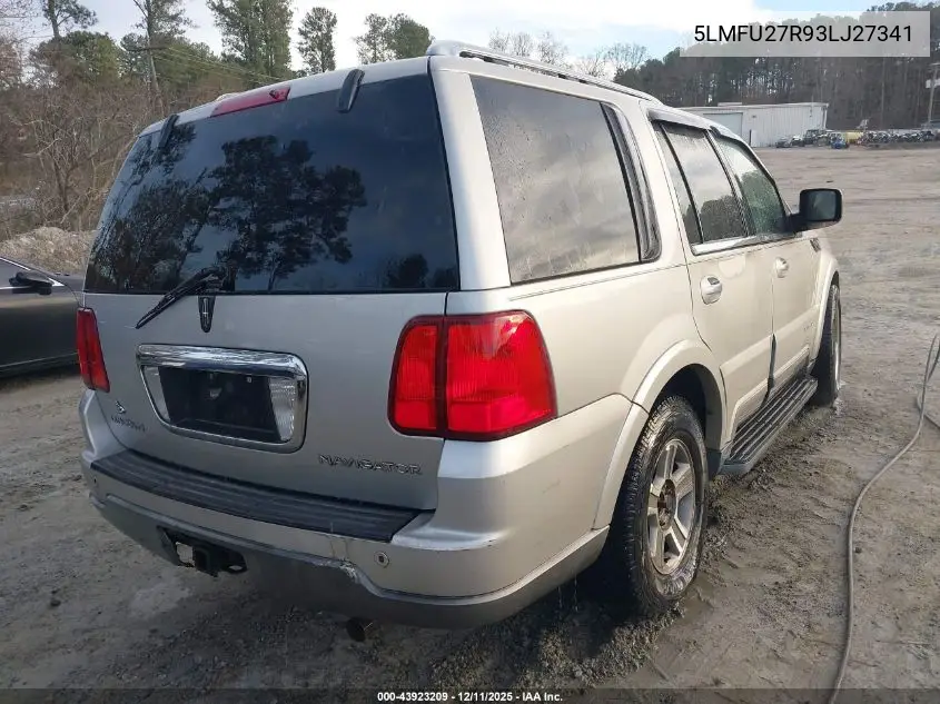 5LMFU27R93LJ27341 2003 Lincoln Navigator