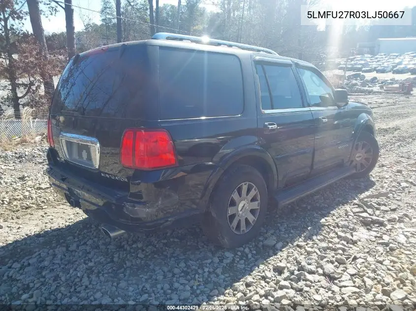 5LMFU27R03LJ50667 2003 Lincoln Navigator