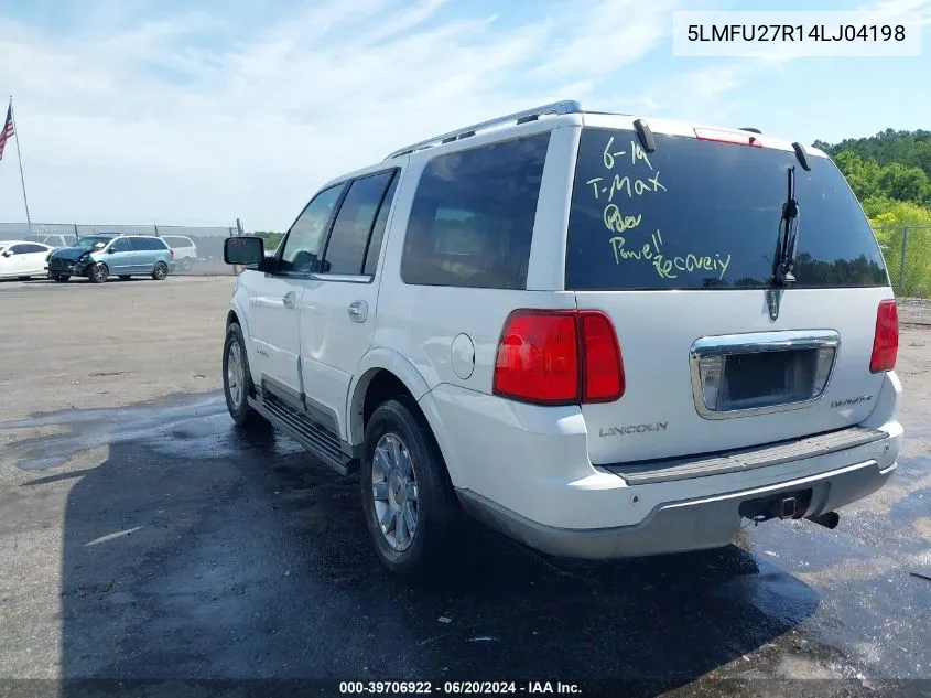 5LMFU27R14LJ04198 2004 Lincoln Navigator