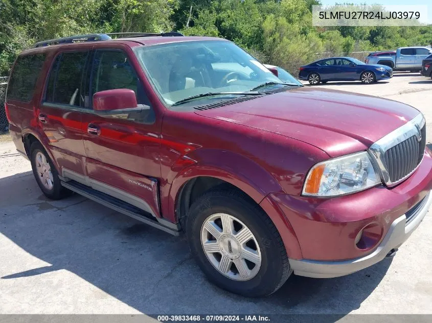 2004 Lincoln Navigator VIN: 5LMFU27R24LJ03979 Lot: 39833468