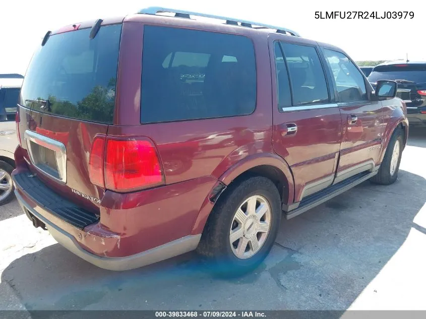 5LMFU27R24LJ03979 2004 Lincoln Navigator