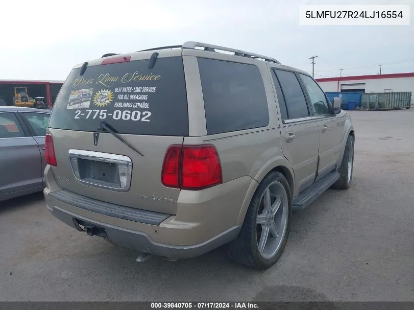 5LMFU27R24LJ16554 2004 Lincoln Navigator