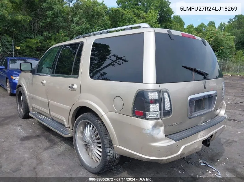 2004 Lincoln Navigator VIN: 5LMFU27R24LJ18269 Lot: 39852672