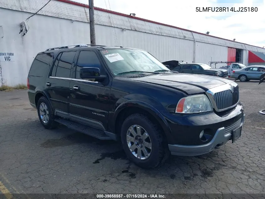 2004 Lincoln Navigator VIN: 5LMFU28R14LJ25180 Lot: 39858557