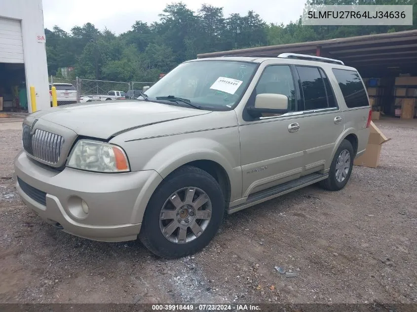 5LMFU27R64LJ34636 2004 Lincoln Navigator