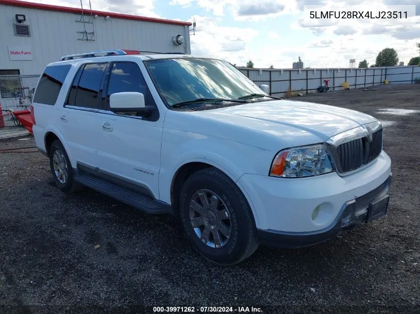 2004 Lincoln Navigator VIN: 5LMFU28RX4LJ23511 Lot: 39971262