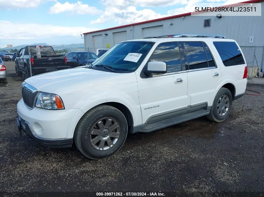 2004 Lincoln Navigator VIN: 5LMFU28RX4LJ23511 Lot: 39971262