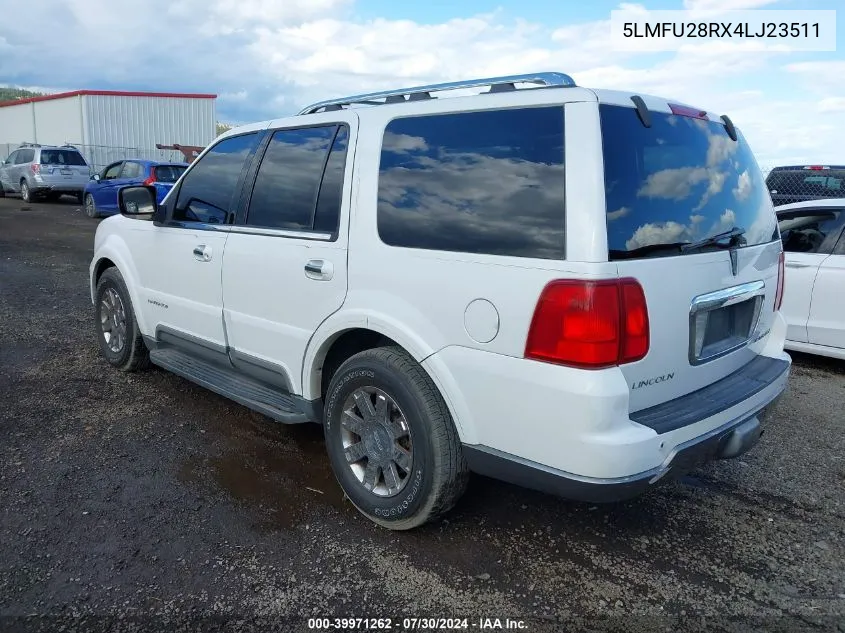 2004 Lincoln Navigator VIN: 5LMFU28RX4LJ23511 Lot: 39971262