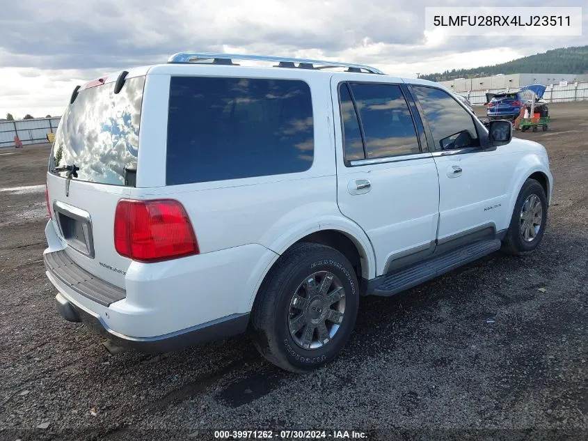 2004 Lincoln Navigator VIN: 5LMFU28RX4LJ23511 Lot: 39971262