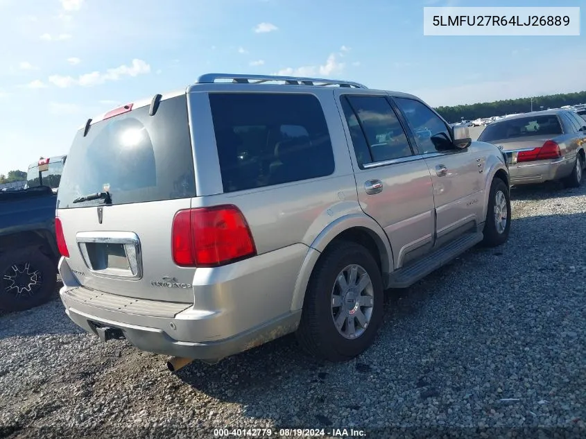 2004 Lincoln Navigator VIN: 5LMFU27R64LJ26889 Lot: 40142779