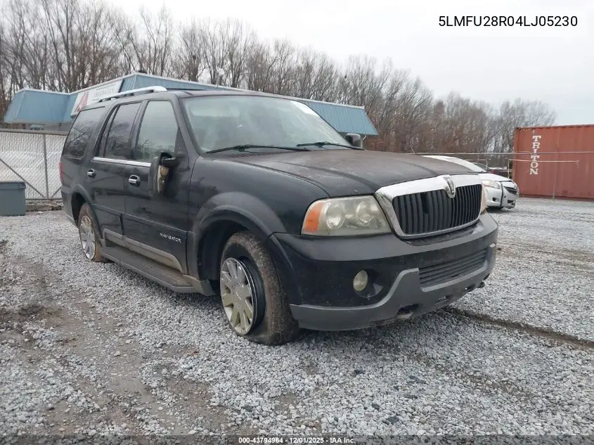 5LMFU28R04LJ05230 2004 Lincoln Navigator