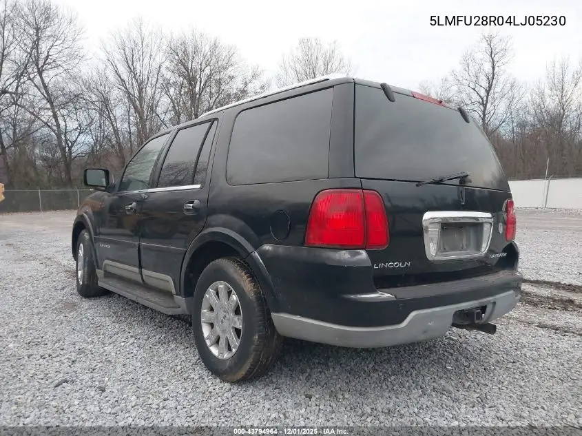 5LMFU28R04LJ05230 2004 Lincoln Navigator