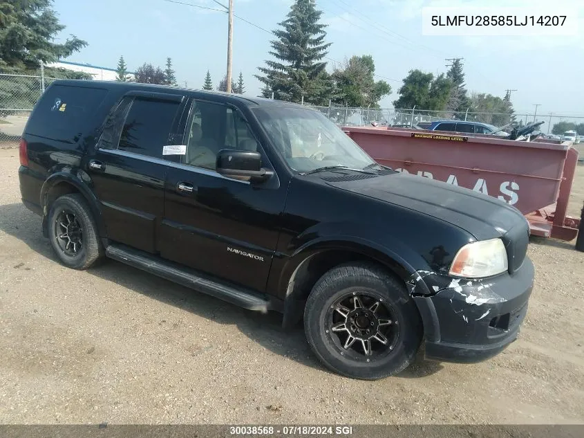 5LMFU28585LJ14207 2005 Lincoln Navigator