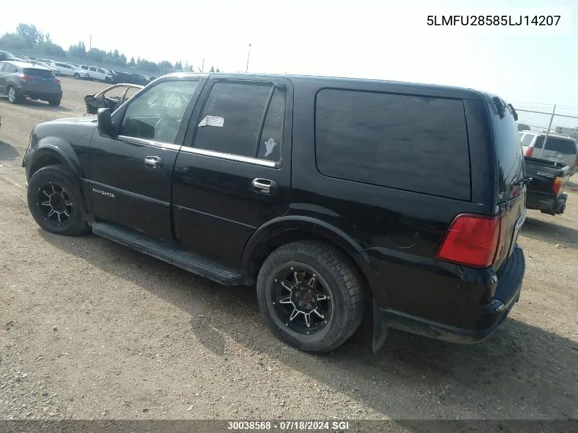 2005 Lincoln Navigator VIN: 5LMFU28585LJ14207 Lot: 30038568