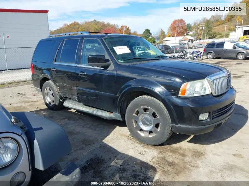 2005 Lincoln Navigator Luxury/Ultimate VIN: 5LMFU28585LJ00355 Lot: 37884680