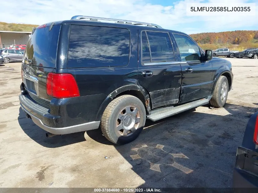 2005 Lincoln Navigator Luxury/Ultimate VIN: 5LMFU28585LJ00355 Lot: 37884680