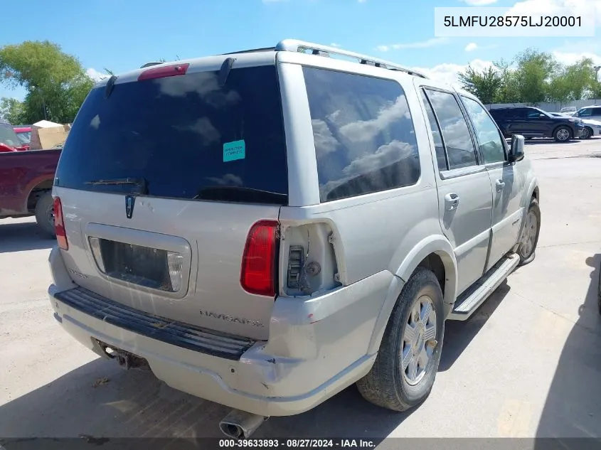 5LMFU28575LJ20001 2005 Lincoln Navigator