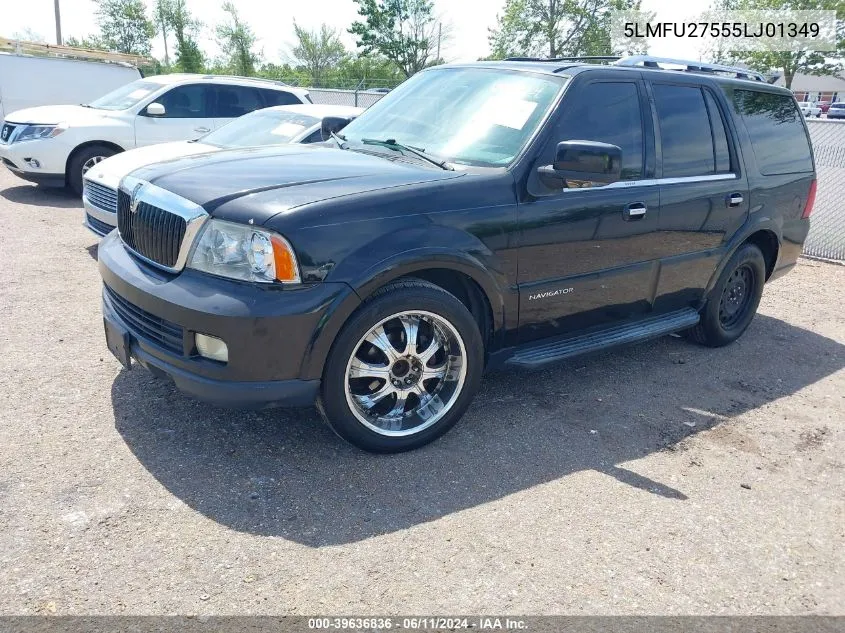 2005 Lincoln Navigator VIN: 5LMFU27555LJ01349 Lot: 39636836