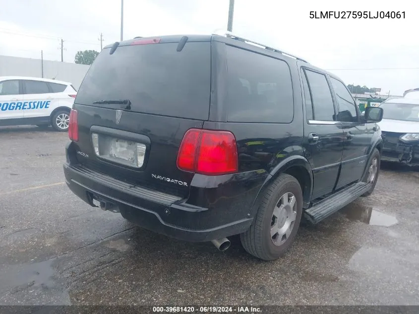 2005 Lincoln Navigator VIN: 5LMFU27595LJ04061 Lot: 39681420