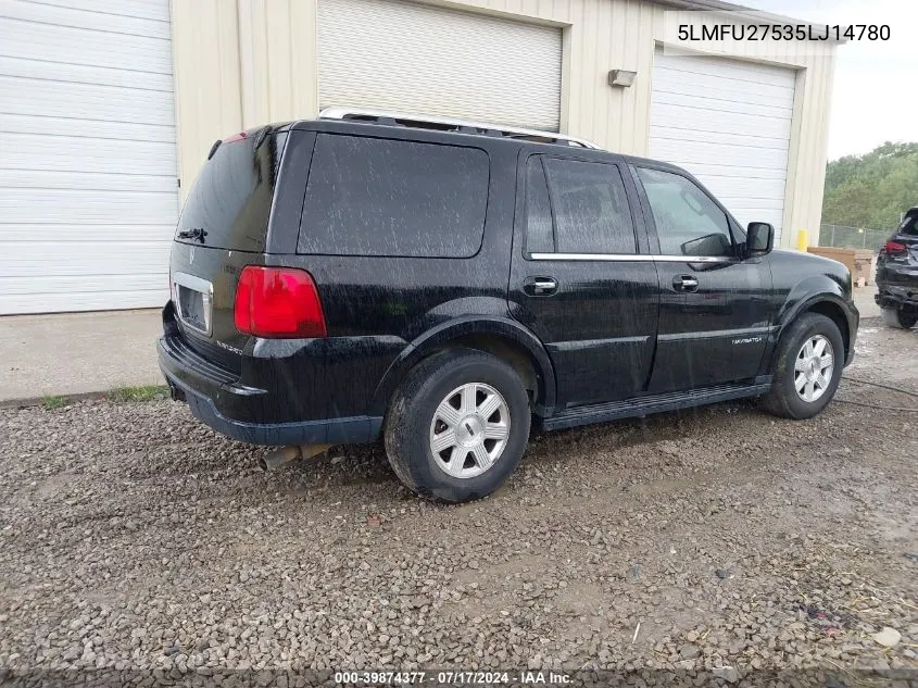 2005 Lincoln Navigator VIN: 5LMFU27535LJ14780 Lot: 39874377